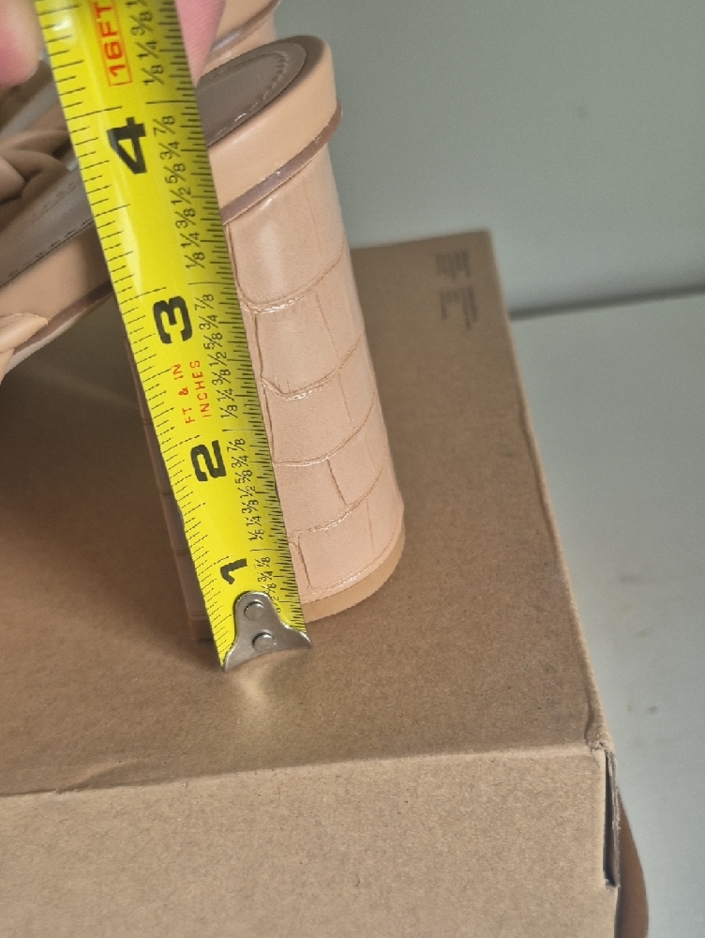 Braided Double-Strap Heel Slides in Nude - Picture 6 of 6